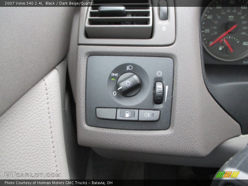 Black / Dark Beige/Quartz 2007 Volvo S40 2.4i