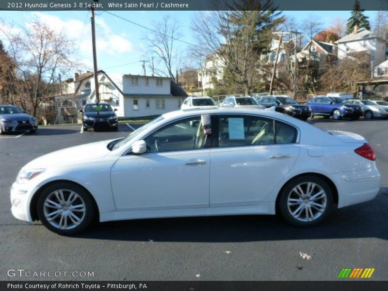 White Satin Pearl / Cashmere 2012 Hyundai Genesis 3.8 Sedan