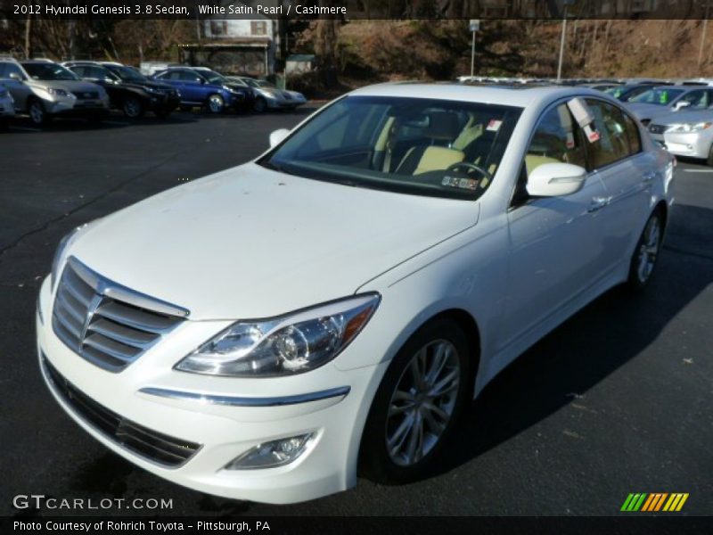 White Satin Pearl / Cashmere 2012 Hyundai Genesis 3.8 Sedan