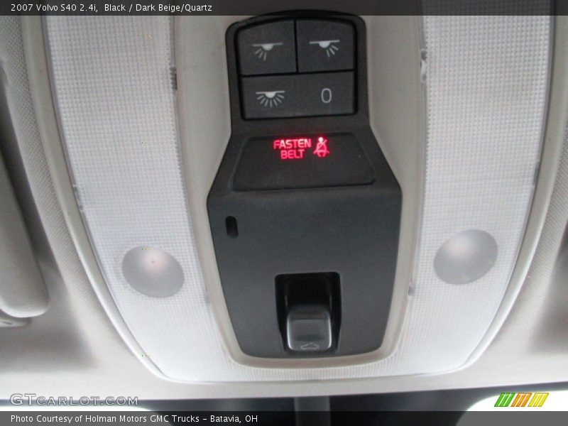 Black / Dark Beige/Quartz 2007 Volvo S40 2.4i