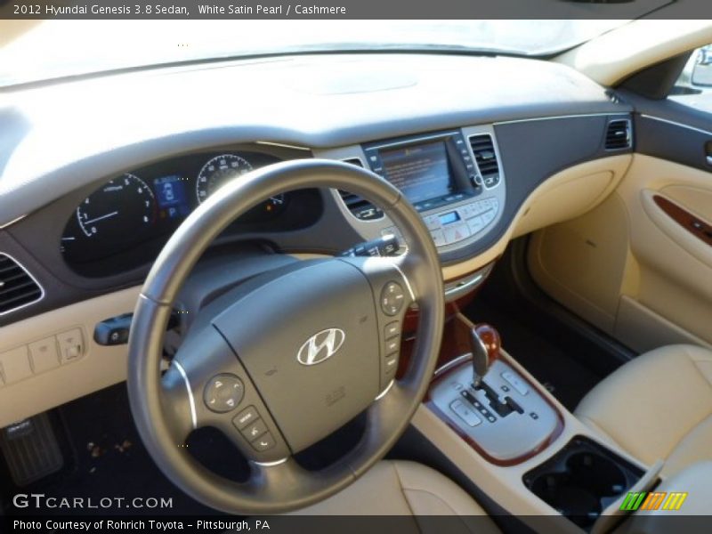 White Satin Pearl / Cashmere 2012 Hyundai Genesis 3.8 Sedan