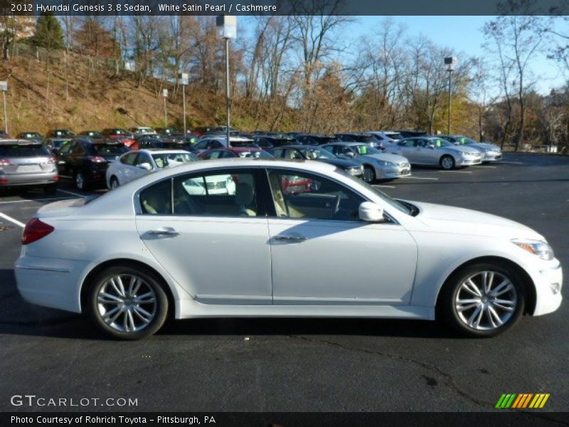 White Satin Pearl / Cashmere 2012 Hyundai Genesis 3.8 Sedan