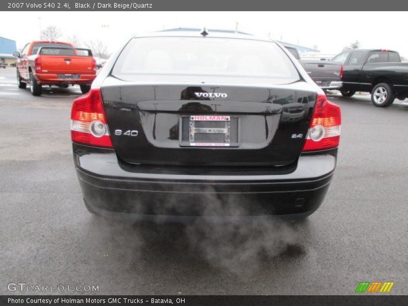 Black / Dark Beige/Quartz 2007 Volvo S40 2.4i