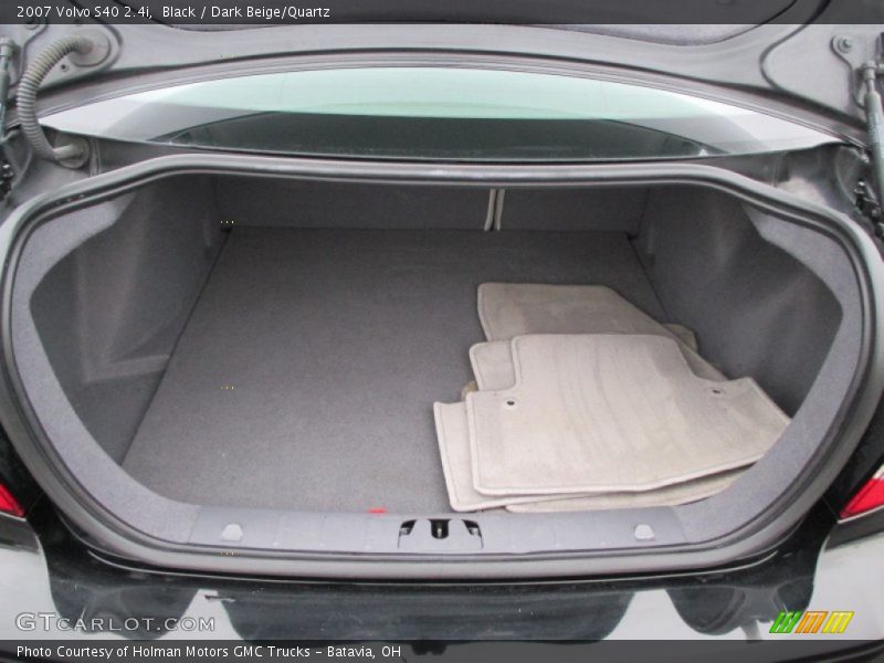 Black / Dark Beige/Quartz 2007 Volvo S40 2.4i