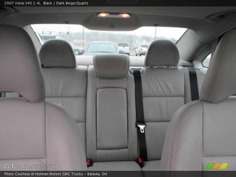 Black / Dark Beige/Quartz 2007 Volvo S40 2.4i