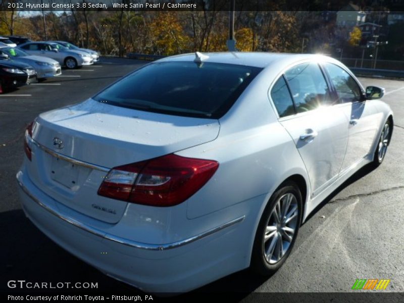 White Satin Pearl / Cashmere 2012 Hyundai Genesis 3.8 Sedan