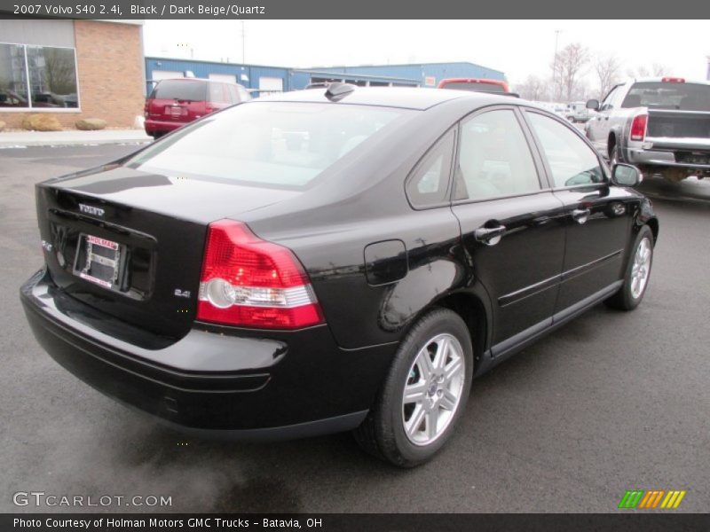Black / Dark Beige/Quartz 2007 Volvo S40 2.4i