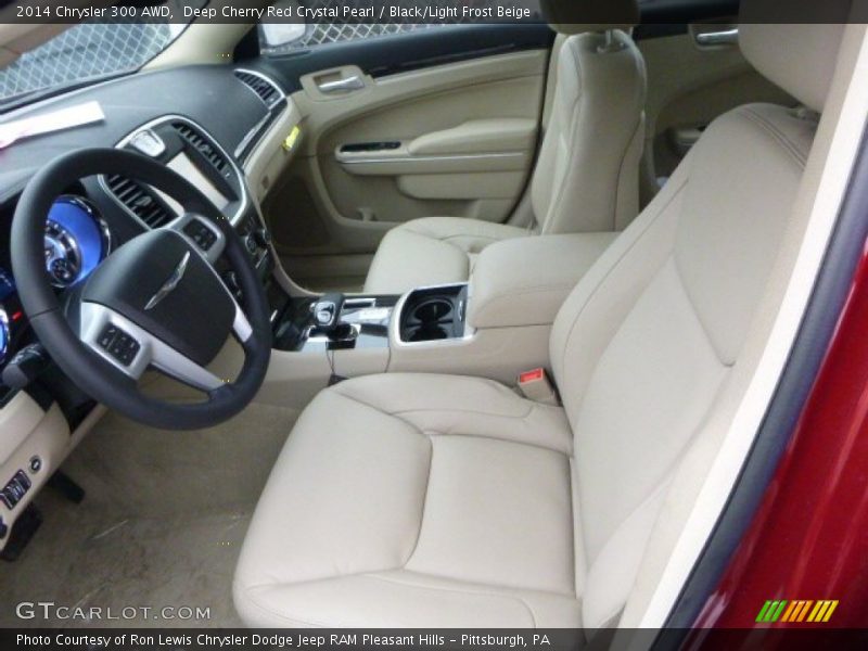 2014 300 AWD Black/Light Frost Beige Interior