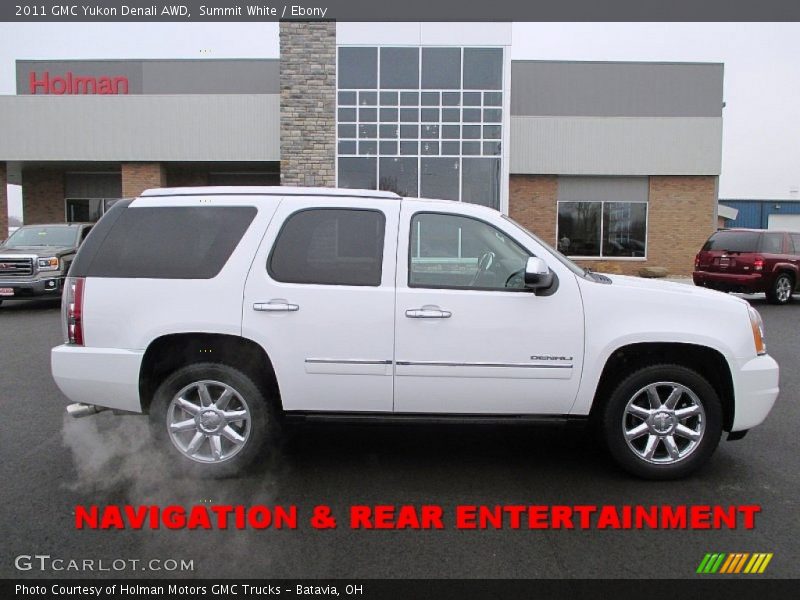 Summit White / Ebony 2011 GMC Yukon Denali AWD