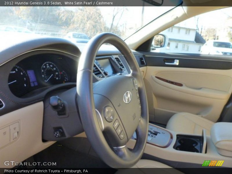 White Satin Pearl / Cashmere 2012 Hyundai Genesis 3.8 Sedan