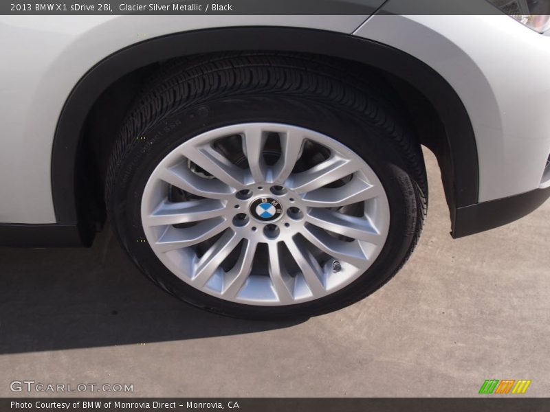 Glacier Silver Metallic / Black 2013 BMW X1 sDrive 28i