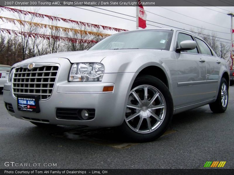 Bright Silver Metallic / Dark Slate Gray/Light Graystone 2007 Chrysler 300 Touring AWD