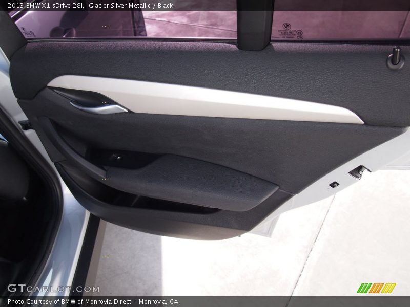 Glacier Silver Metallic / Black 2013 BMW X1 sDrive 28i