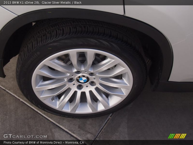Glacier Silver Metallic / Black 2013 BMW X1 sDrive 28i