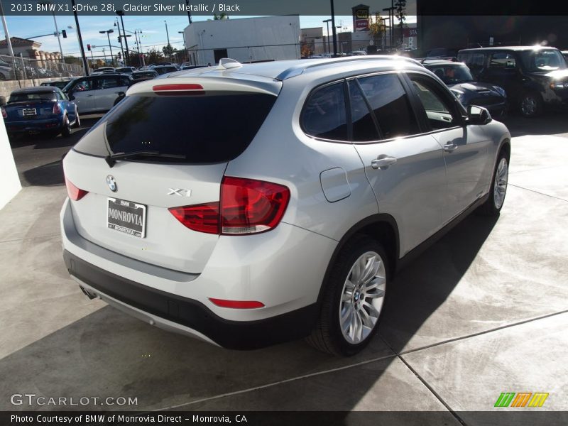 Glacier Silver Metallic / Black 2013 BMW X1 sDrive 28i