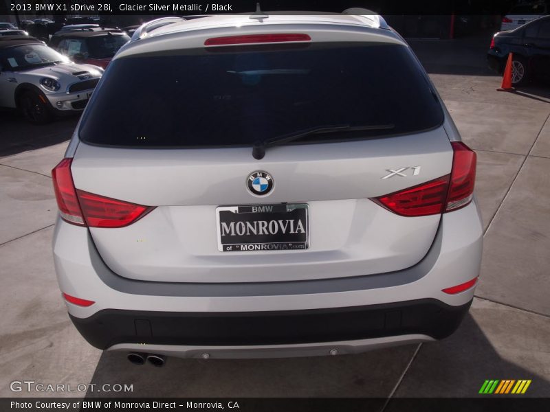 Glacier Silver Metallic / Black 2013 BMW X1 sDrive 28i