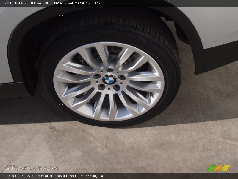 Glacier Silver Metallic / Black 2013 BMW X1 sDrive 28i