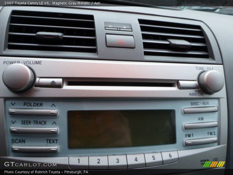 Magnetic Gray Metallic / Ash 2007 Toyota Camry LE V6