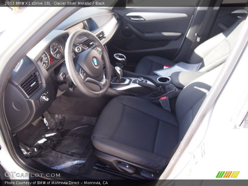 Glacier Silver Metallic / Black 2013 BMW X1 sDrive 28i