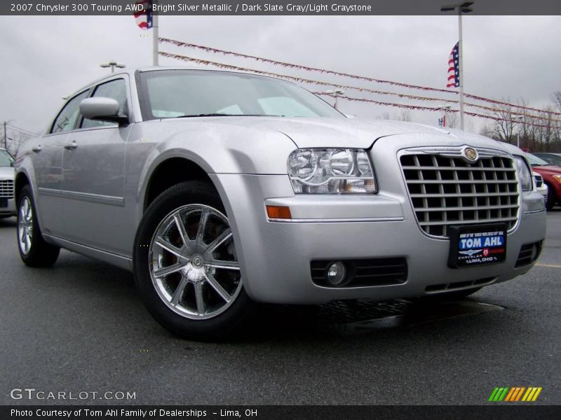 Bright Silver Metallic / Dark Slate Gray/Light Graystone 2007 Chrysler 300 Touring AWD