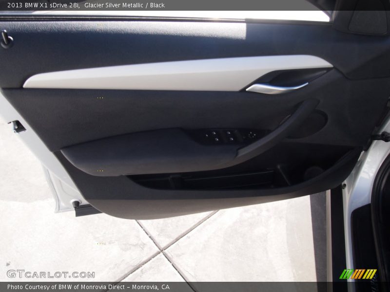 Glacier Silver Metallic / Black 2013 BMW X1 sDrive 28i