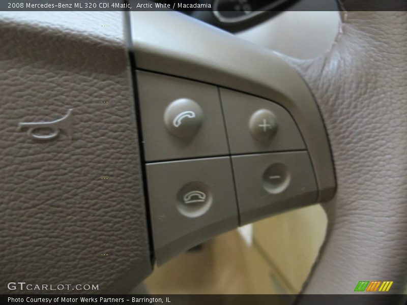 Arctic White / Macadamia 2008 Mercedes-Benz ML 320 CDI 4Matic