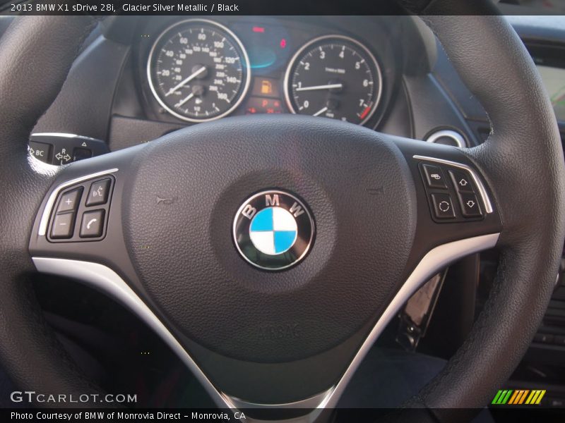 Glacier Silver Metallic / Black 2013 BMW X1 sDrive 28i