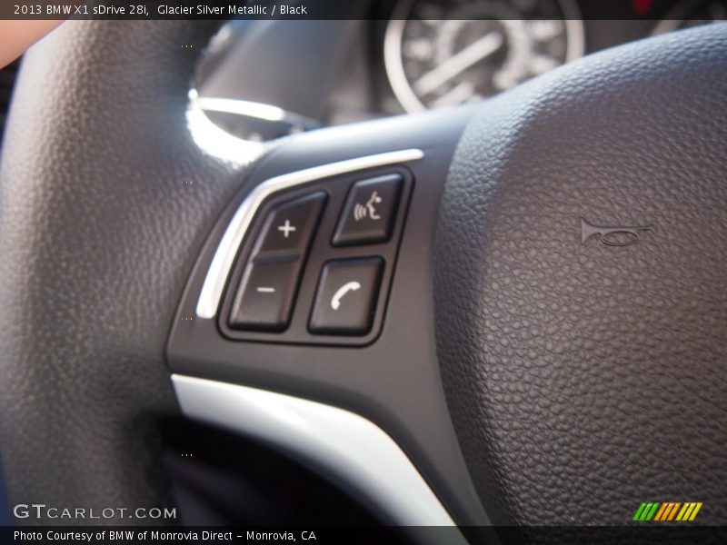 Glacier Silver Metallic / Black 2013 BMW X1 sDrive 28i