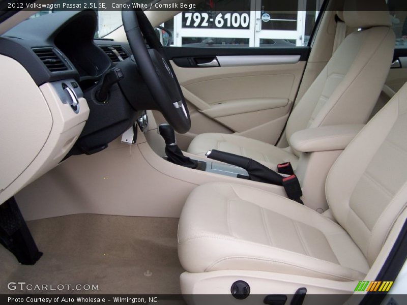 Candy White / Cornsilk Beige 2012 Volkswagen Passat 2.5L SE
