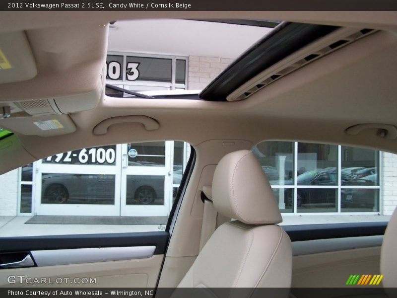 Candy White / Cornsilk Beige 2012 Volkswagen Passat 2.5L SE