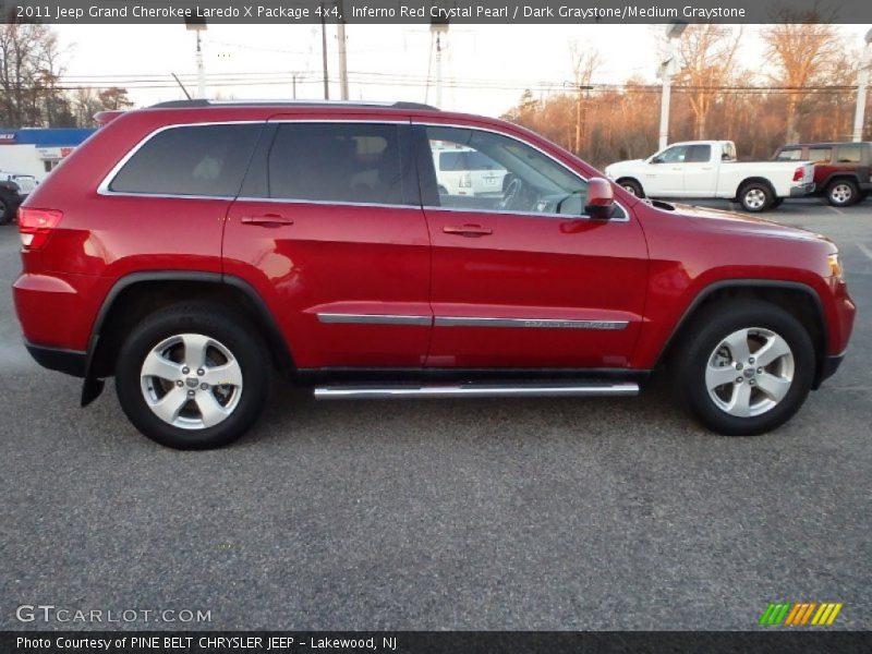  2011 Grand Cherokee Laredo X Package 4x4 Inferno Red Crystal Pearl