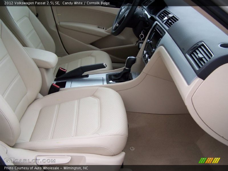 Candy White / Cornsilk Beige 2012 Volkswagen Passat 2.5L SE
