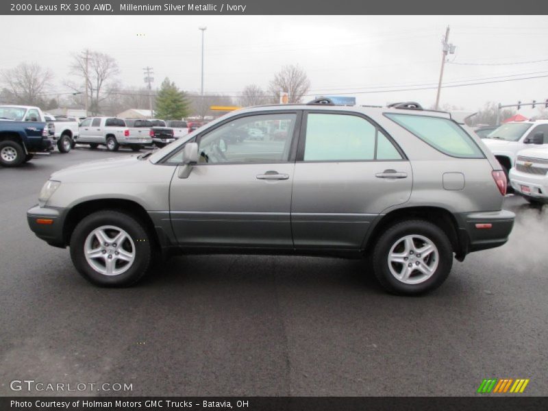 Millennium Silver Metallic / Ivory 2000 Lexus RX 300 AWD