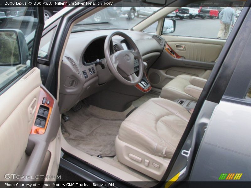 Millennium Silver Metallic / Ivory 2000 Lexus RX 300 AWD