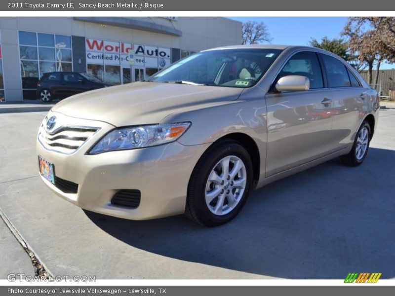 Sandy Beach Metallic / Bisque 2011 Toyota Camry LE