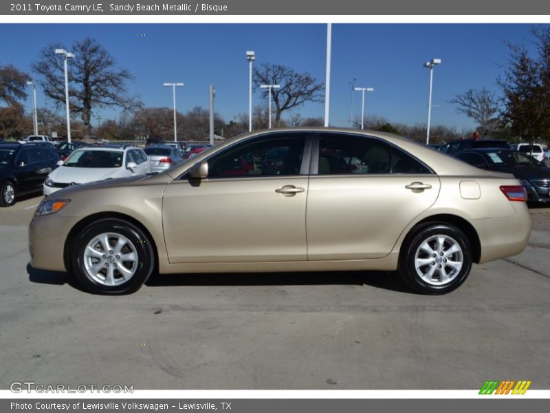 Sandy Beach Metallic / Bisque 2011 Toyota Camry LE