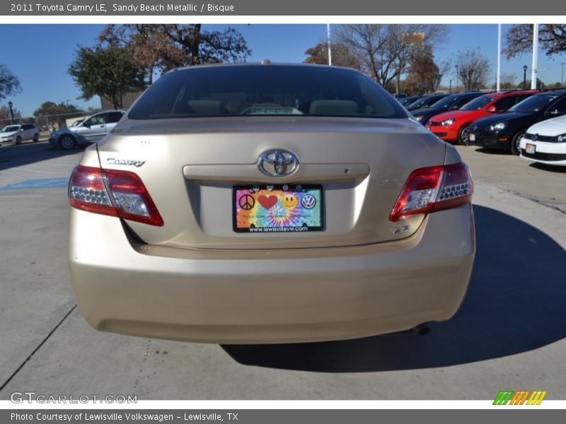 Sandy Beach Metallic / Bisque 2011 Toyota Camry LE