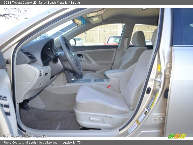 Sandy Beach Metallic / Bisque 2011 Toyota Camry LE