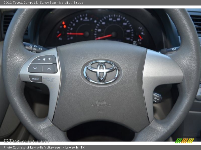 Sandy Beach Metallic / Bisque 2011 Toyota Camry LE