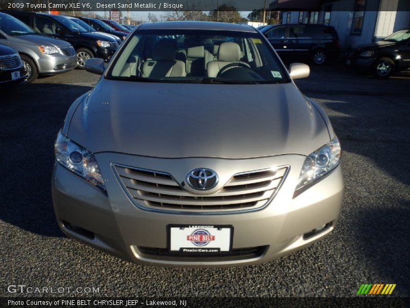 Desert Sand Metallic / Bisque 2009 Toyota Camry XLE V6