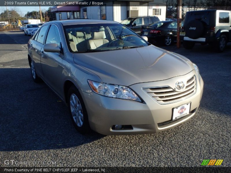 Desert Sand Metallic / Bisque 2009 Toyota Camry XLE V6