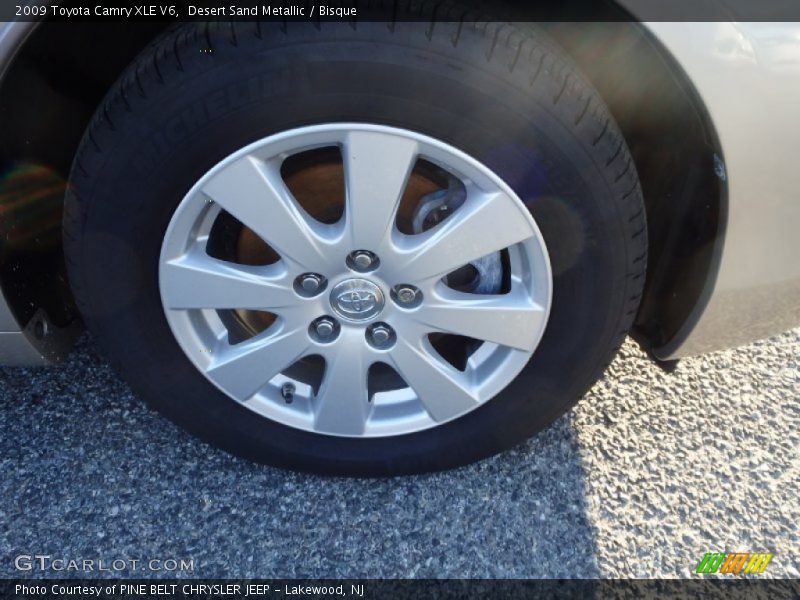 Desert Sand Metallic / Bisque 2009 Toyota Camry XLE V6
