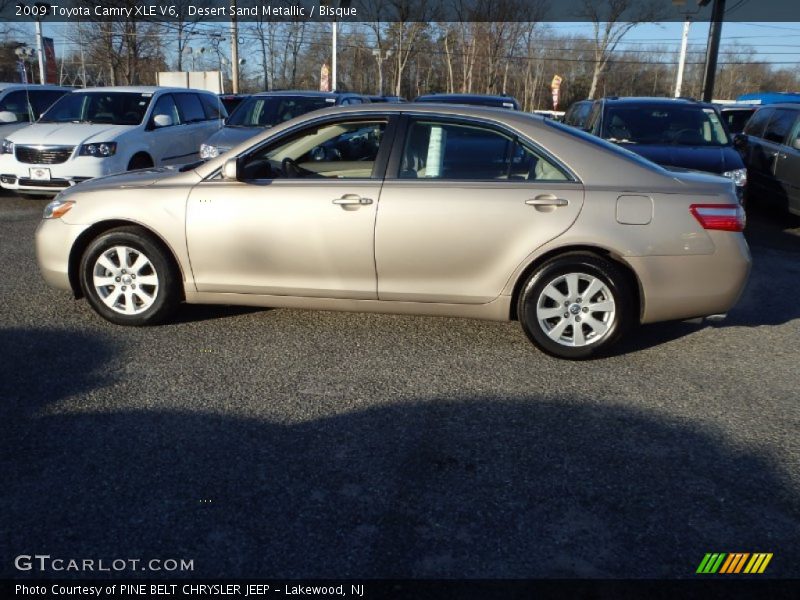 Desert Sand Metallic / Bisque 2009 Toyota Camry XLE V6