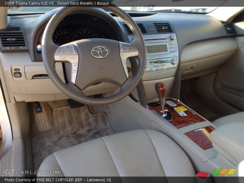 Desert Sand Metallic / Bisque 2009 Toyota Camry XLE V6