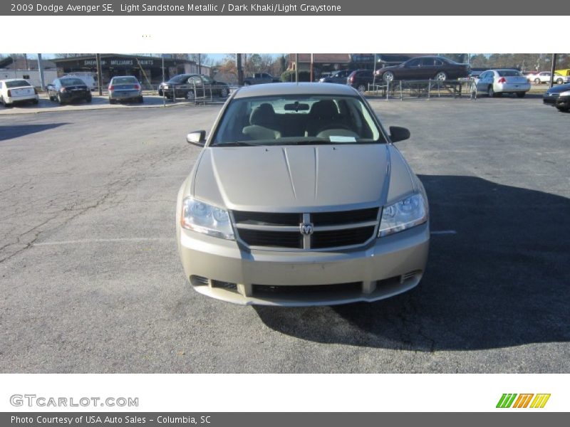 Light Sandstone Metallic / Dark Khaki/Light Graystone 2009 Dodge Avenger SE