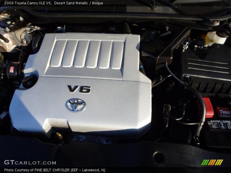 Desert Sand Metallic / Bisque 2009 Toyota Camry XLE V6