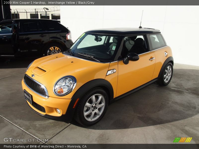 Interchange Yellow / Black/Grey 2009 Mini Cooper S Hardtop