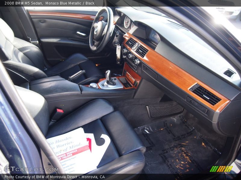 Monaco Blue Metallic / Black 2008 BMW M5 Sedan