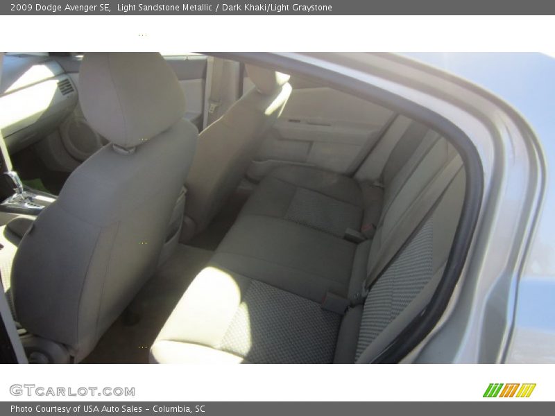 Light Sandstone Metallic / Dark Khaki/Light Graystone 2009 Dodge Avenger SE