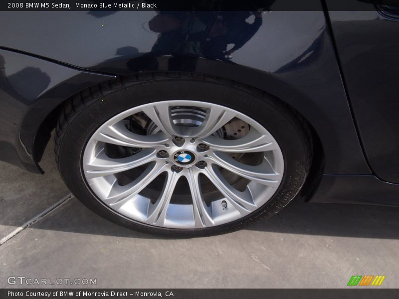 Monaco Blue Metallic / Black 2008 BMW M5 Sedan